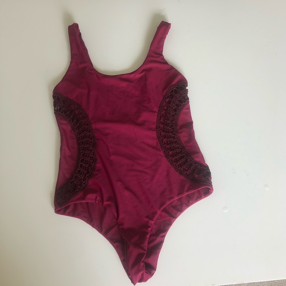 Benoa Swim Stella One Piece Burgandy